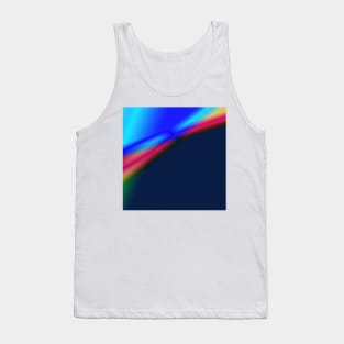 red blue green texture artwork Tank Top